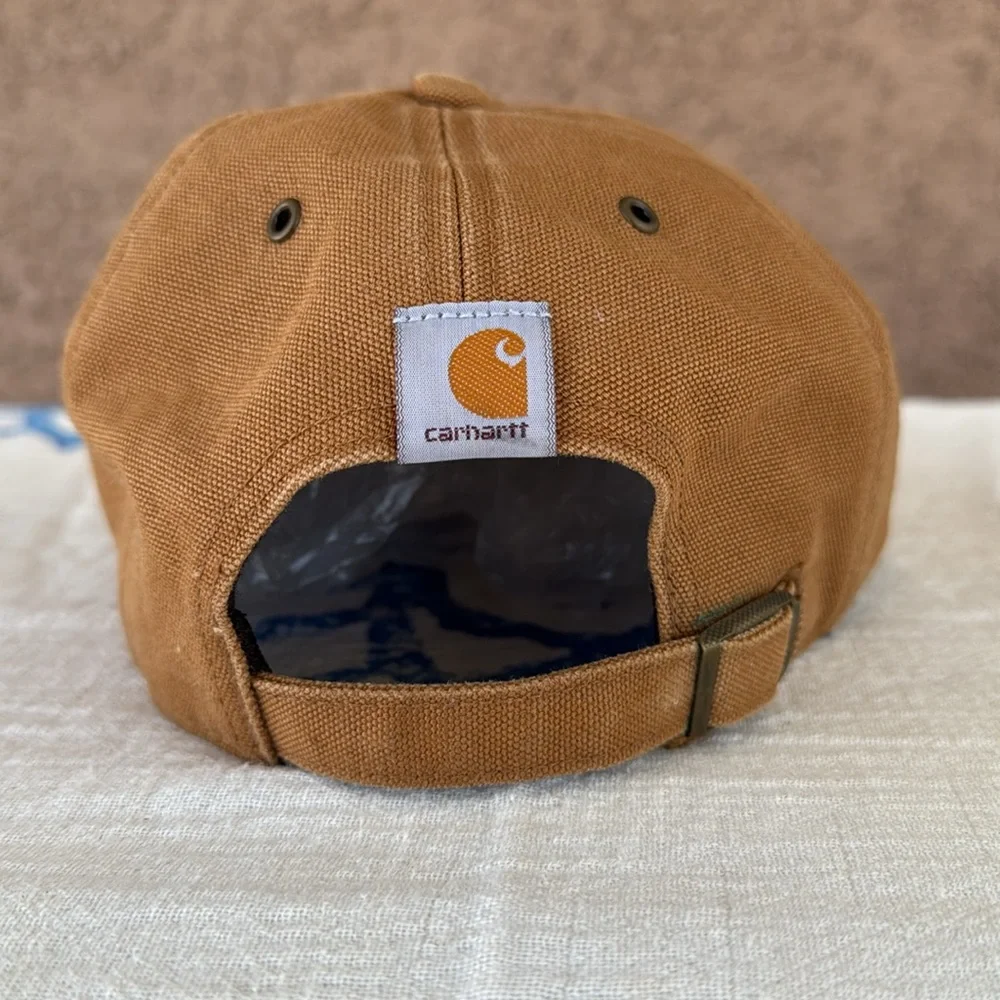 Los Angeles Lakers NBA ‘47 Brand Carhartt Brown Clean Up Adjustable Hat - Picture 10 of 13